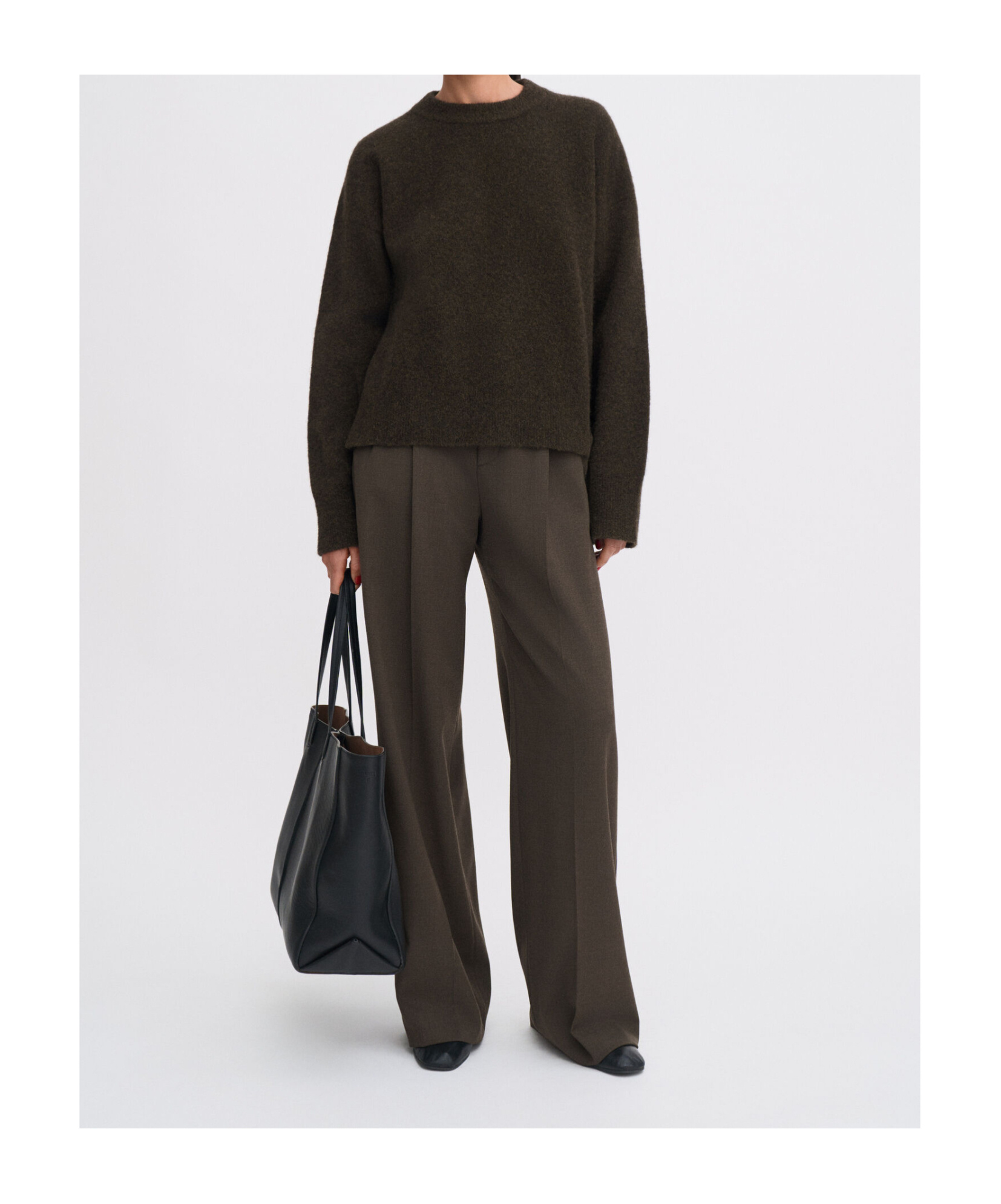 Filippa K Crewneck Sweater In Green
