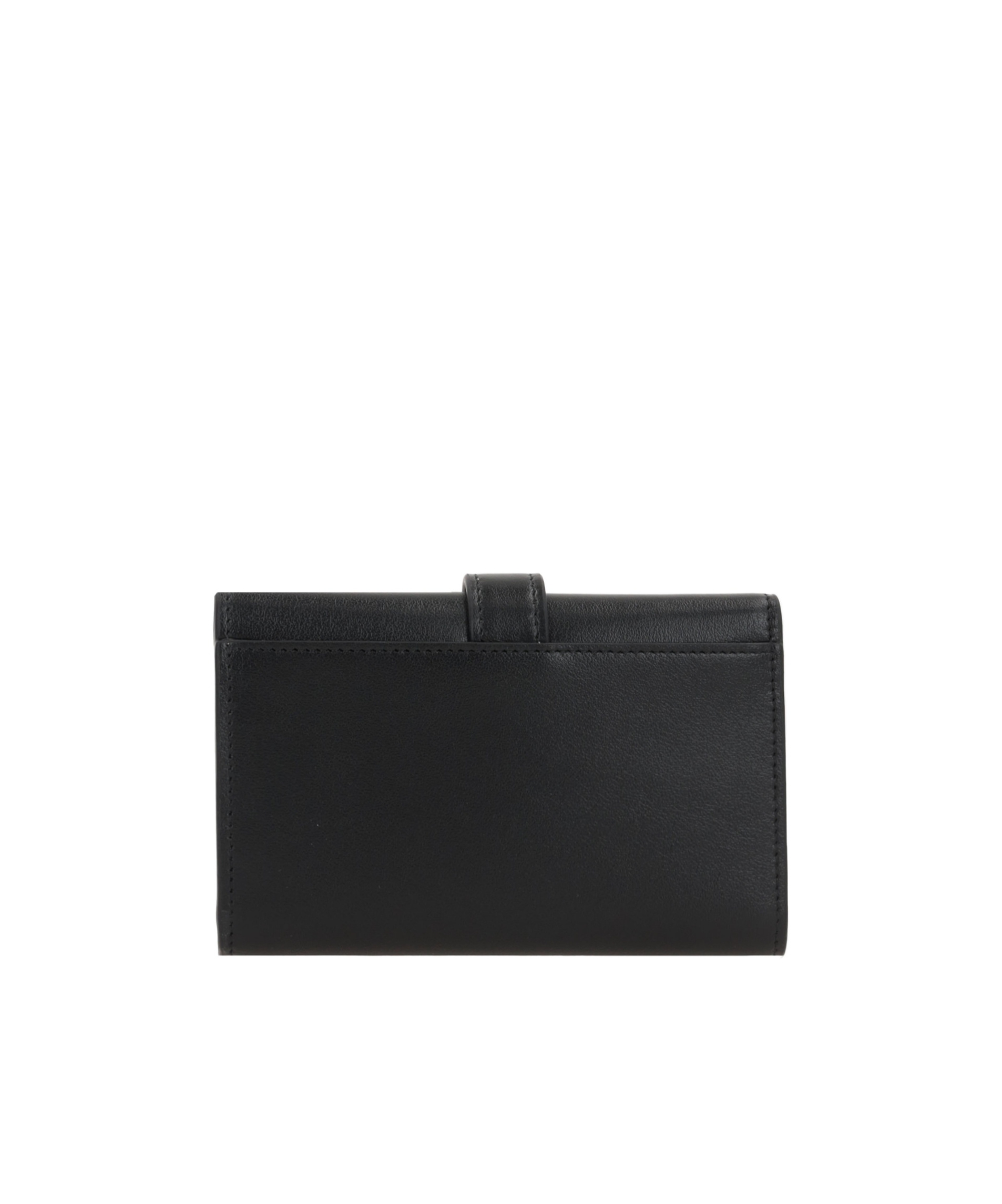 Montblanc Logo Plaque Wallet In Black