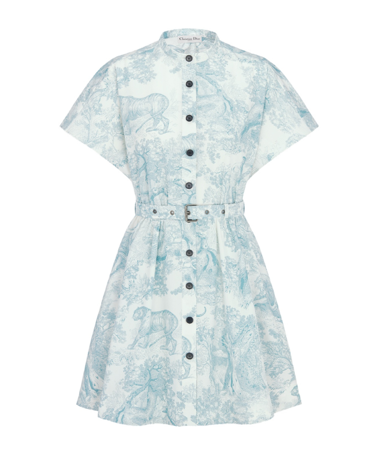 Dior Iviera Short Shirtdress In Blue