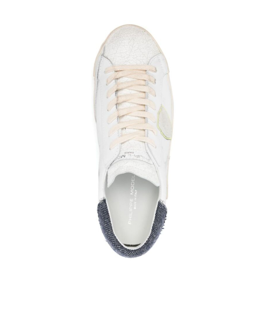 Philippe Model Round Head Low-cut Casual Shoes In White