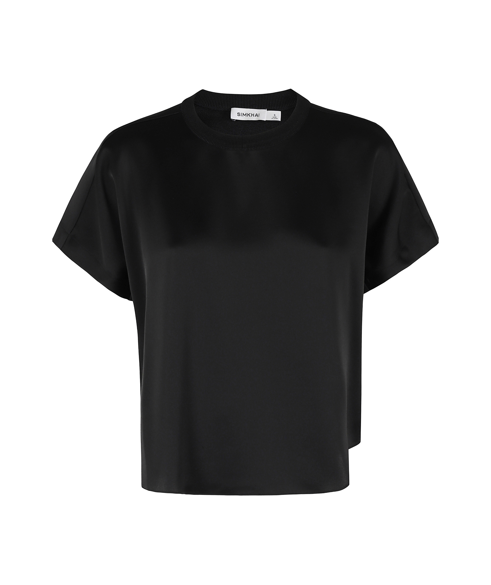 Simkhai Addy Combo T-shirt In Black In Black