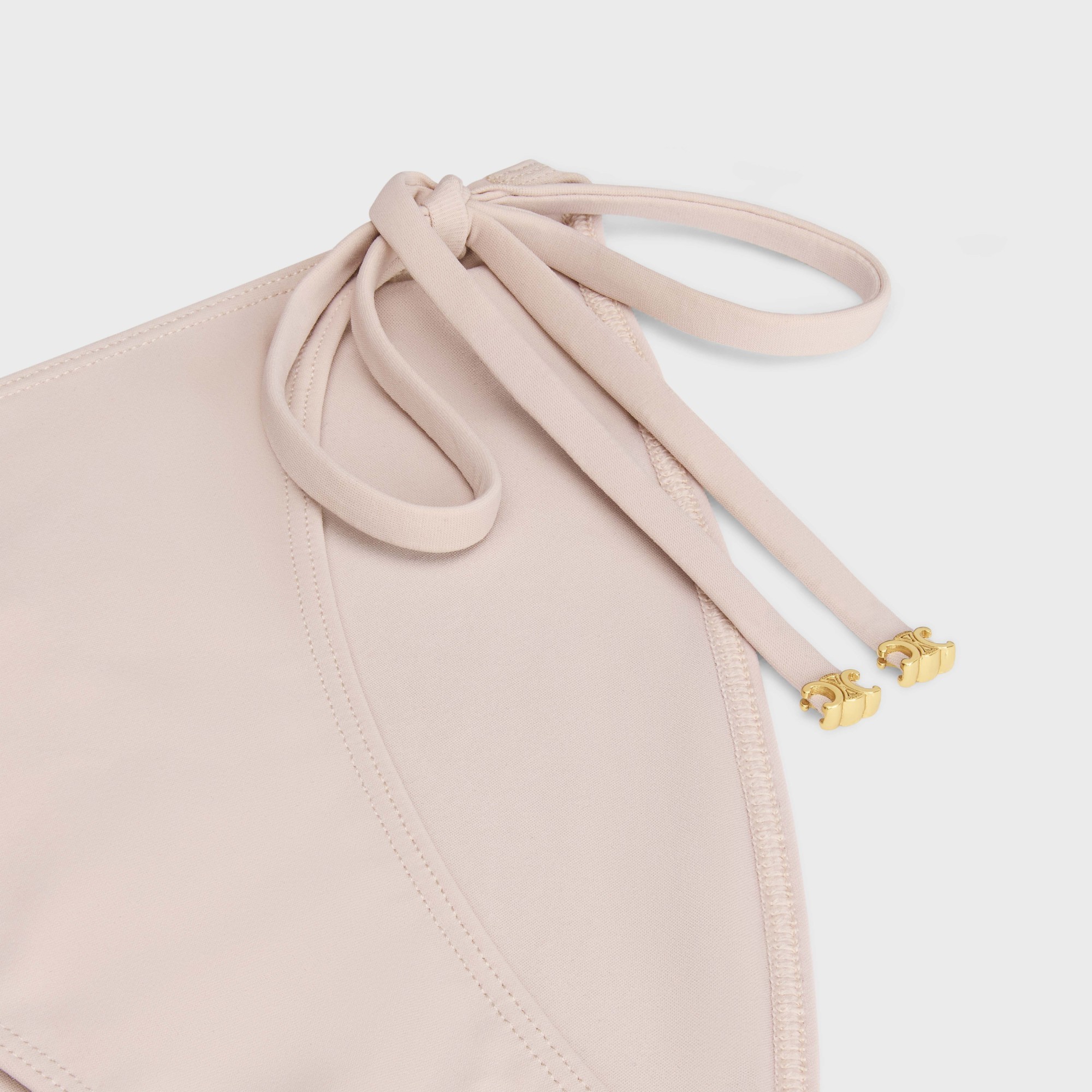 Celine Triomphe Swimsuit Botton In Matte Jersey