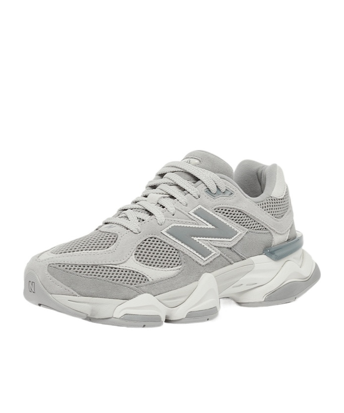 New Balance Mens Slate Grey White Grey 9060 Suede And Mesh Low-top Trainers In Pink
