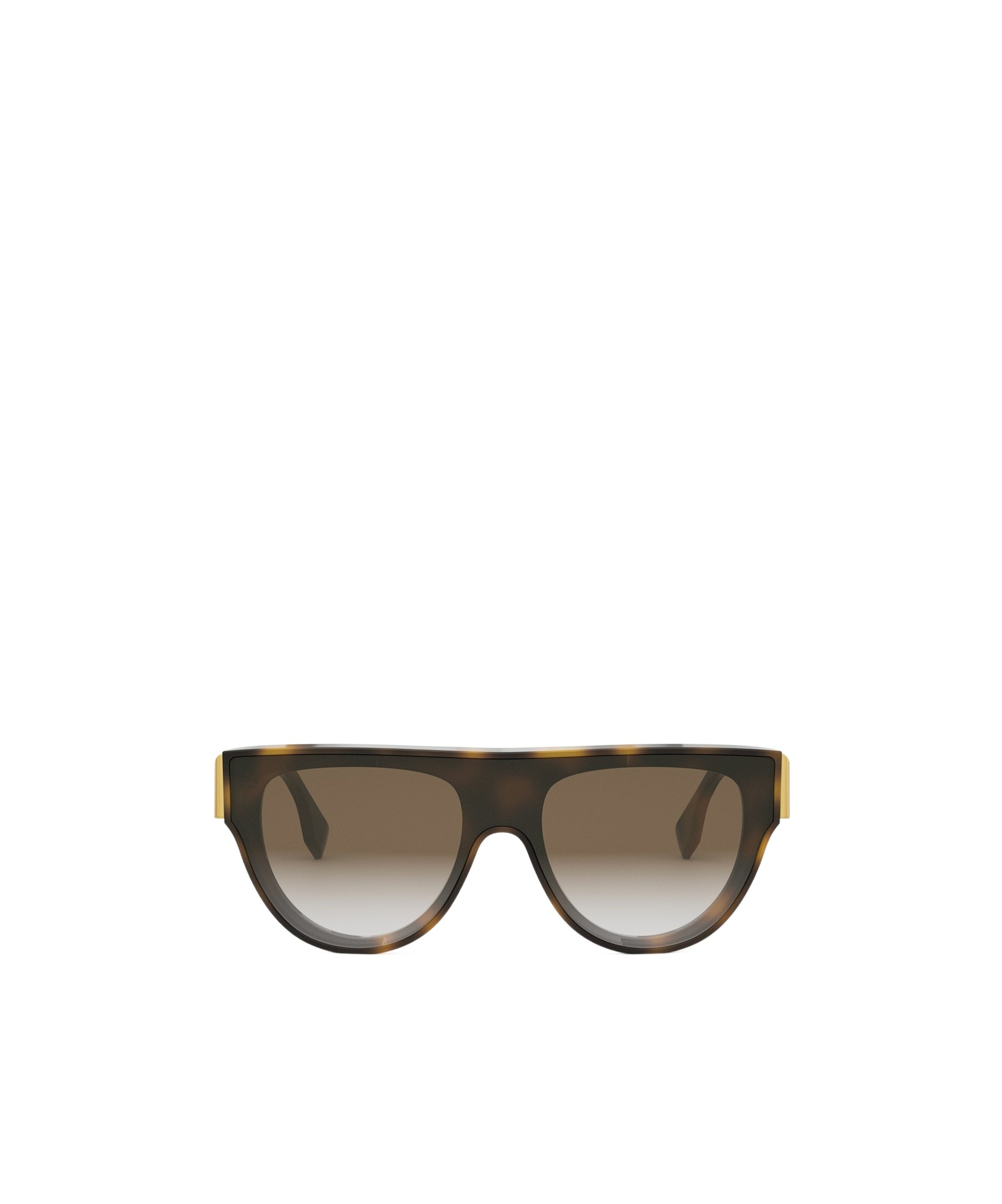 Fendi Fe40150i 53f Havana Sunglasses In Brown