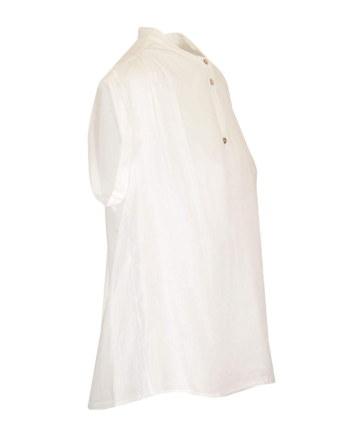 Forte Forte Sleeveless Button Shirt In White