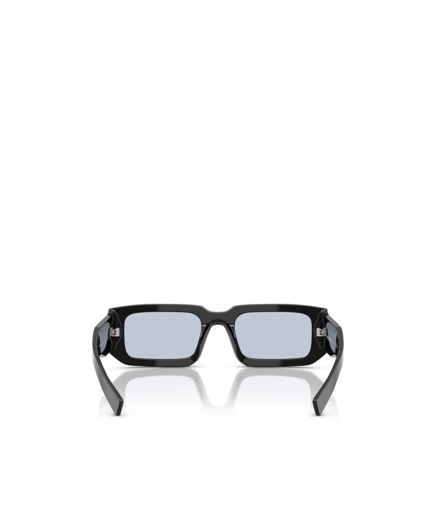 Prada Rectangular Frame Sunglasses In Blue
