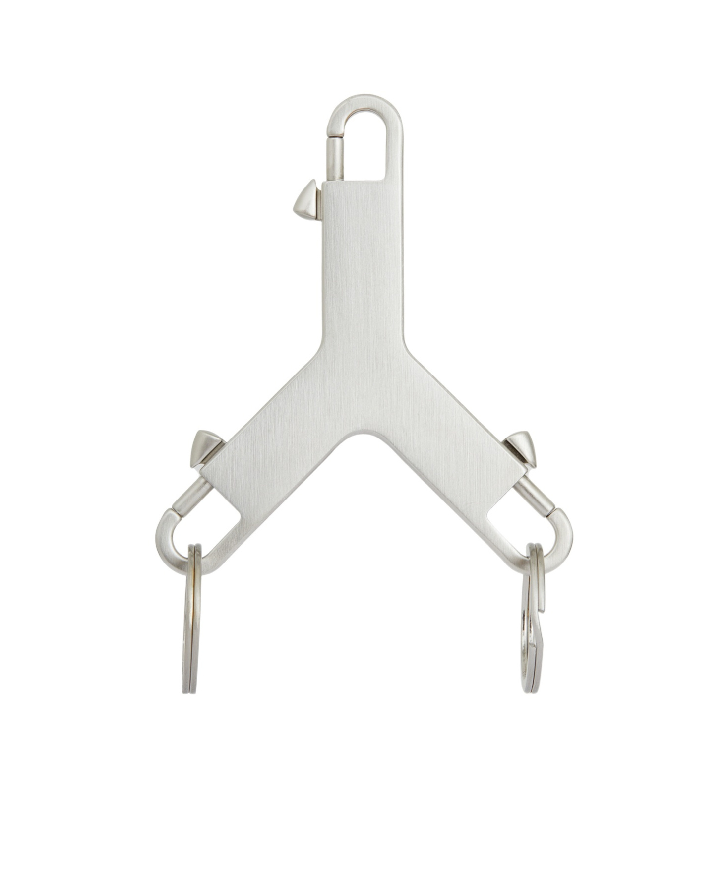Rick Owens Solid Color Keychain In White