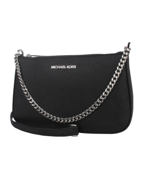 Michael Kors Jet Set Travel Medium Shoulder Bag In Black