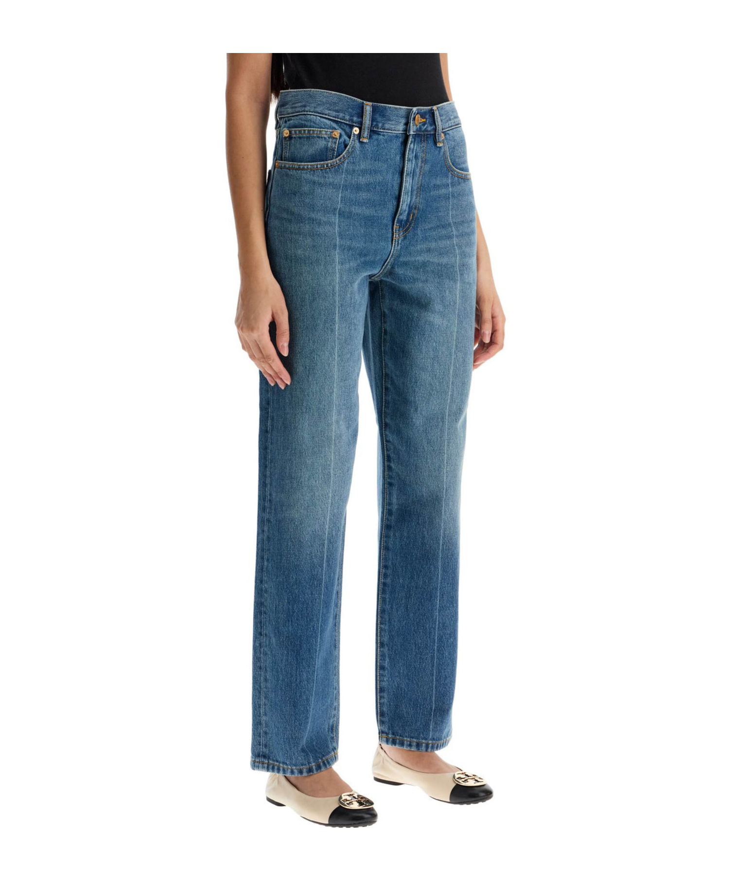 Khaite Daniella High-waisted Denim Jeans In Blue