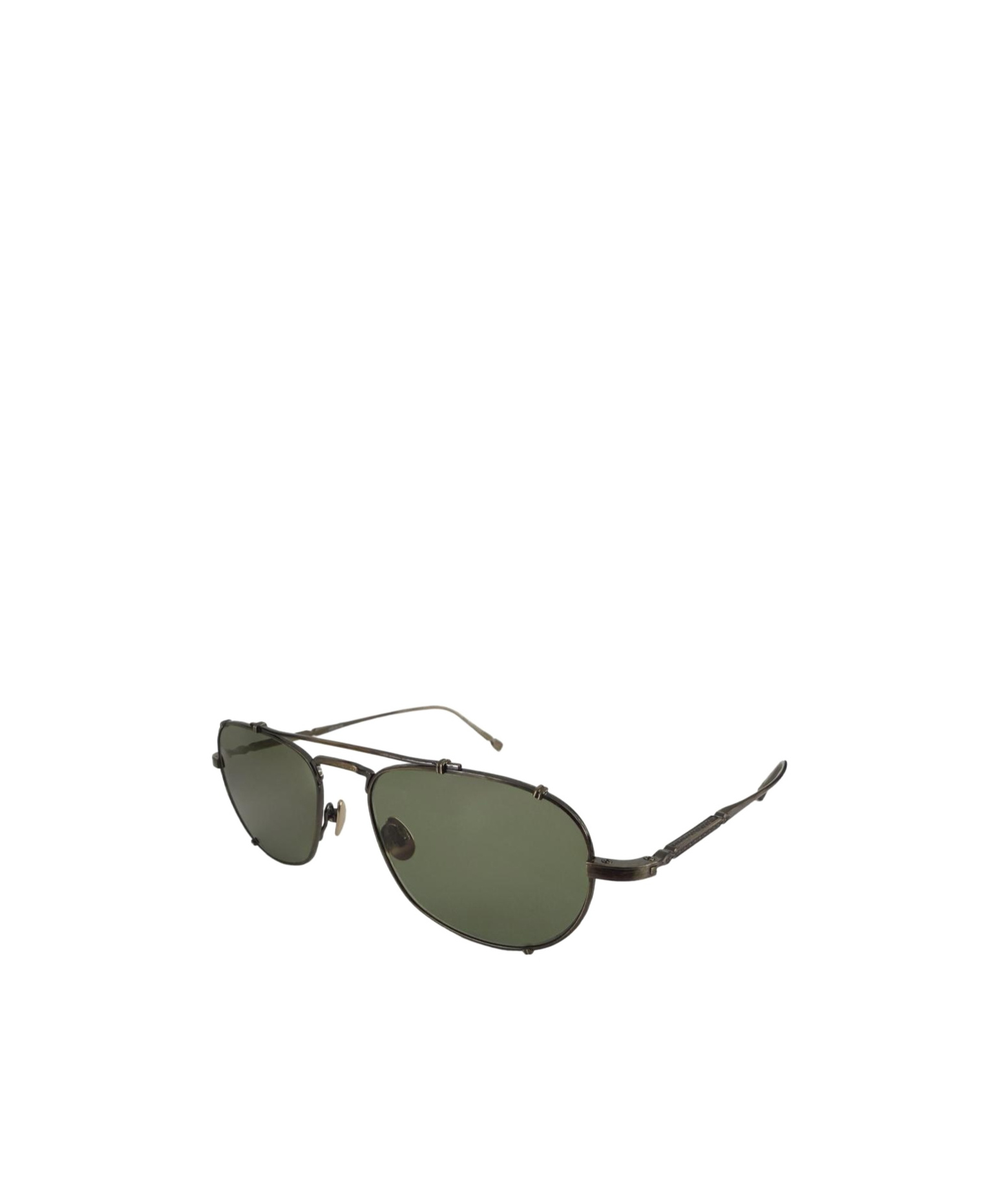 Matsuda Geometric Frame Sunglasses In Green