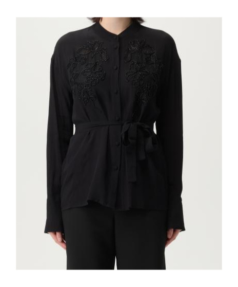 Twinset Long-sleeved Blouse In Multi