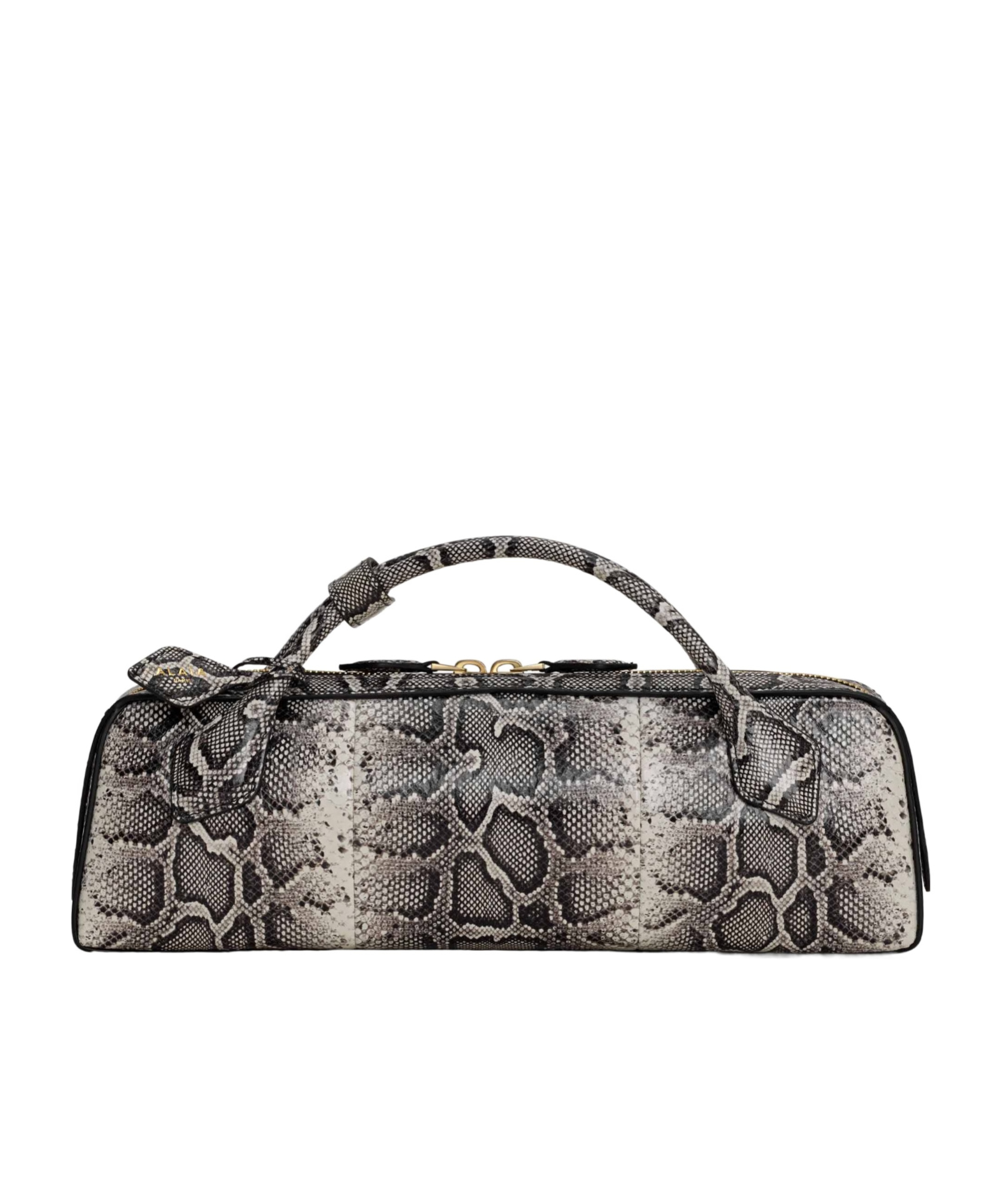 Alaïa Le Teckel Clutch In Ayers Leather In Black