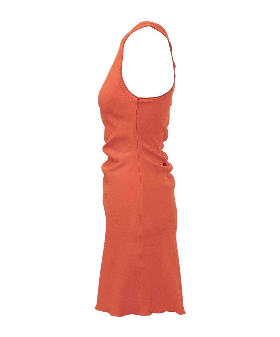 Shop Victoria Beckham Gathered Mini Dress In Red