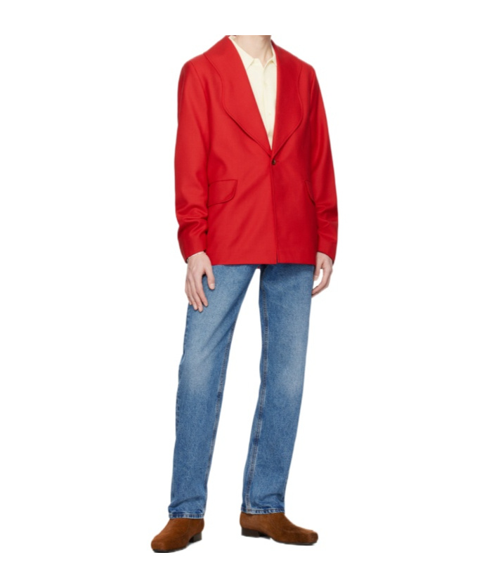 Séfr Sefr Jeans In Red