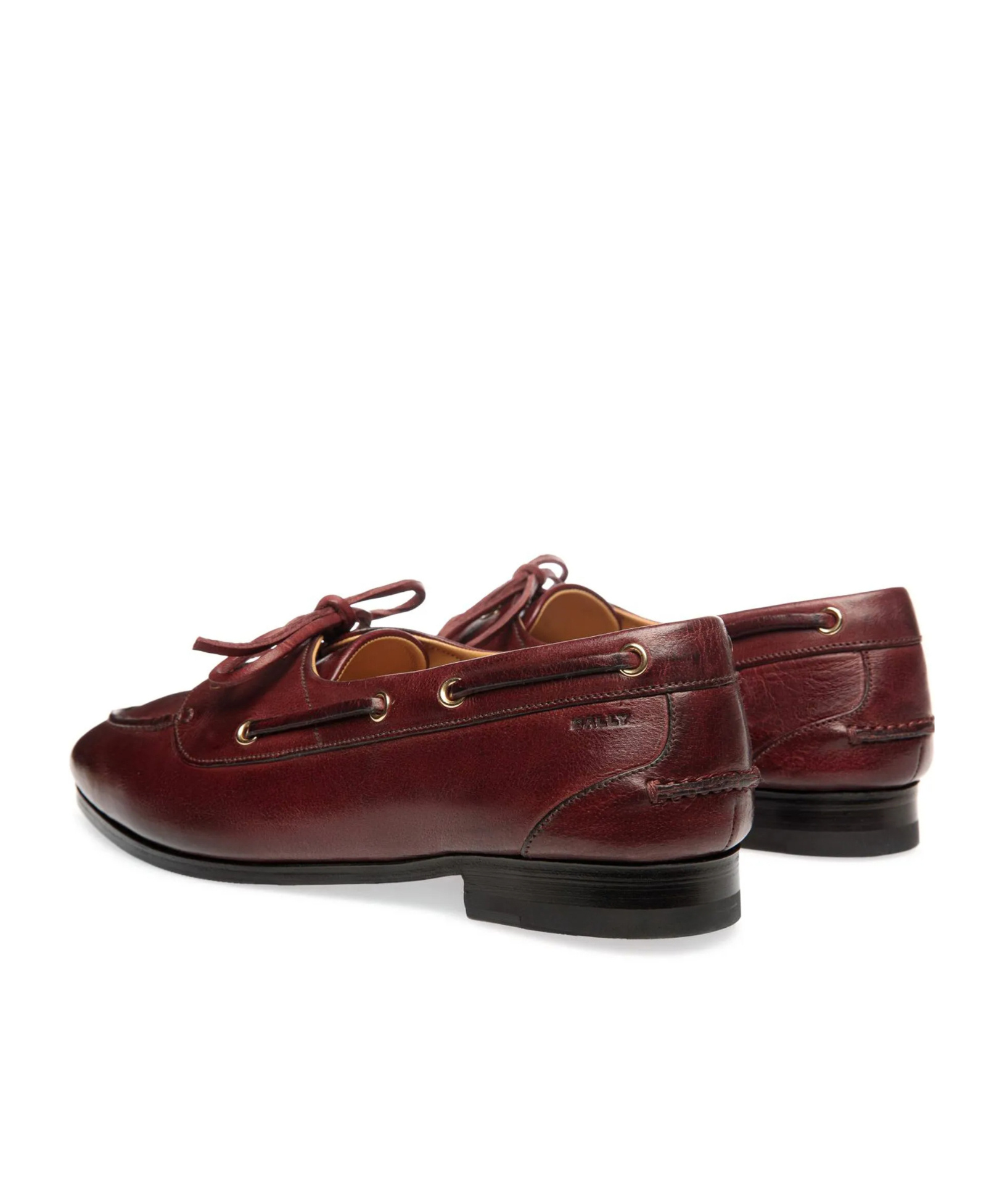 Bally Pathy Lace-up Loafers In Burgundy
