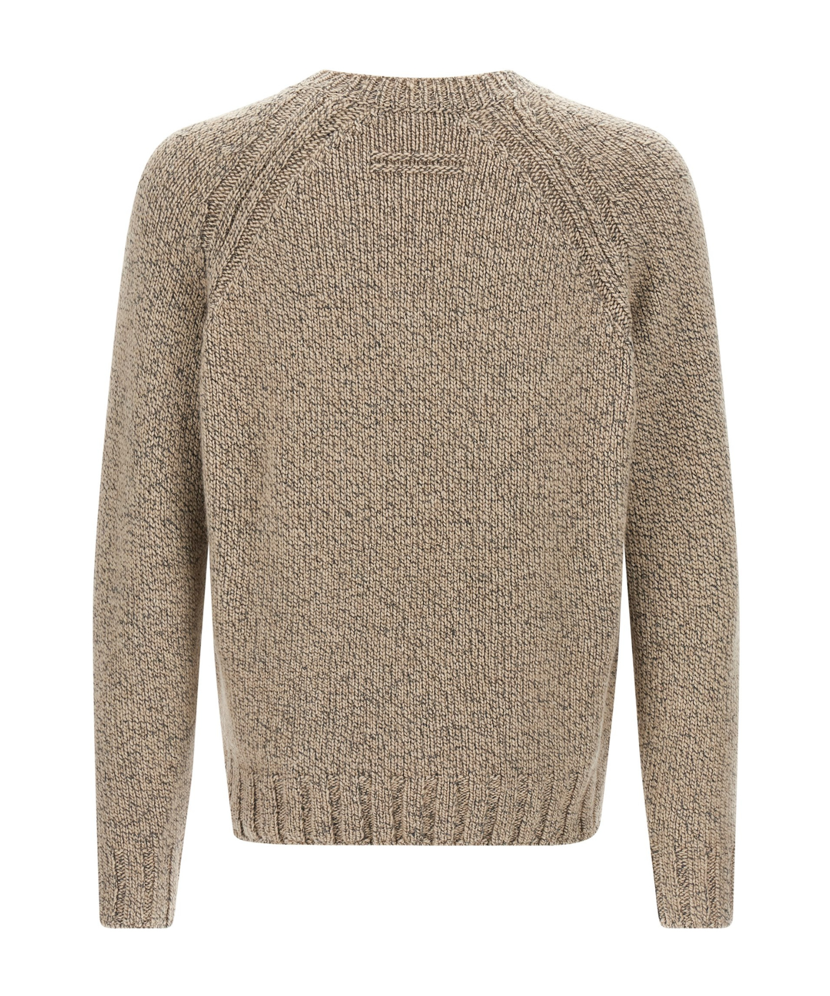 Zegna Cashmere Sweater Sweaters And Cardigans Beige In Multi