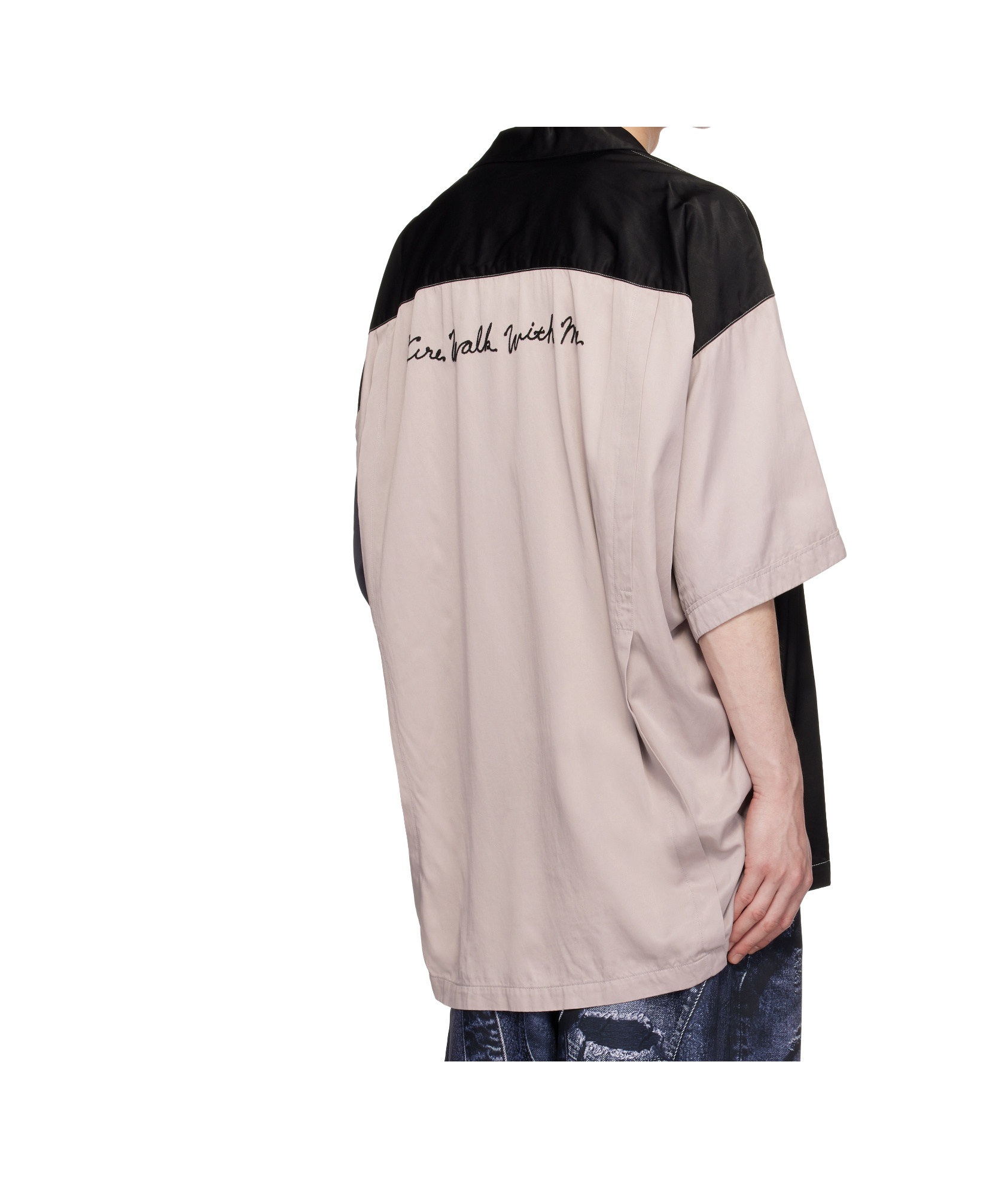 Miharayasuhiro Colour-block Shirt In Black