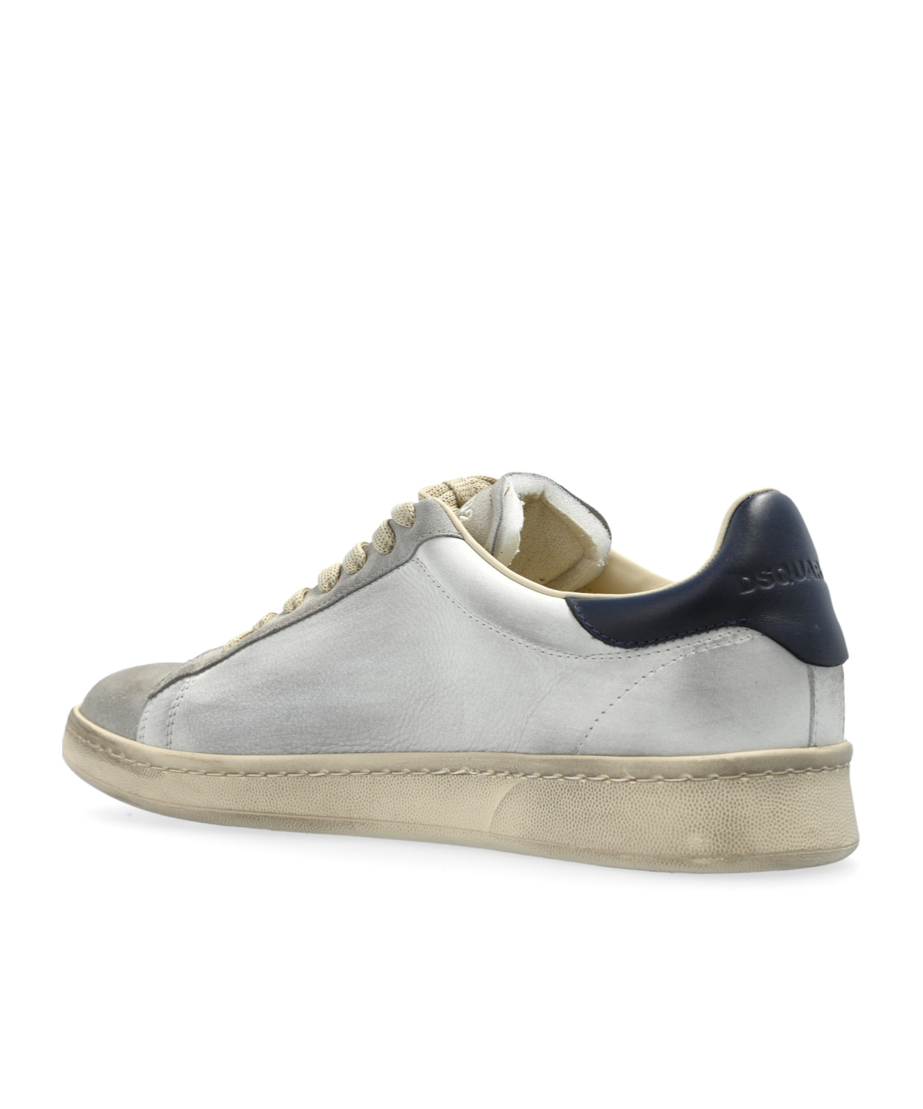 Dsquared2 Lace-up Low-cut Casual Shoes In Gray