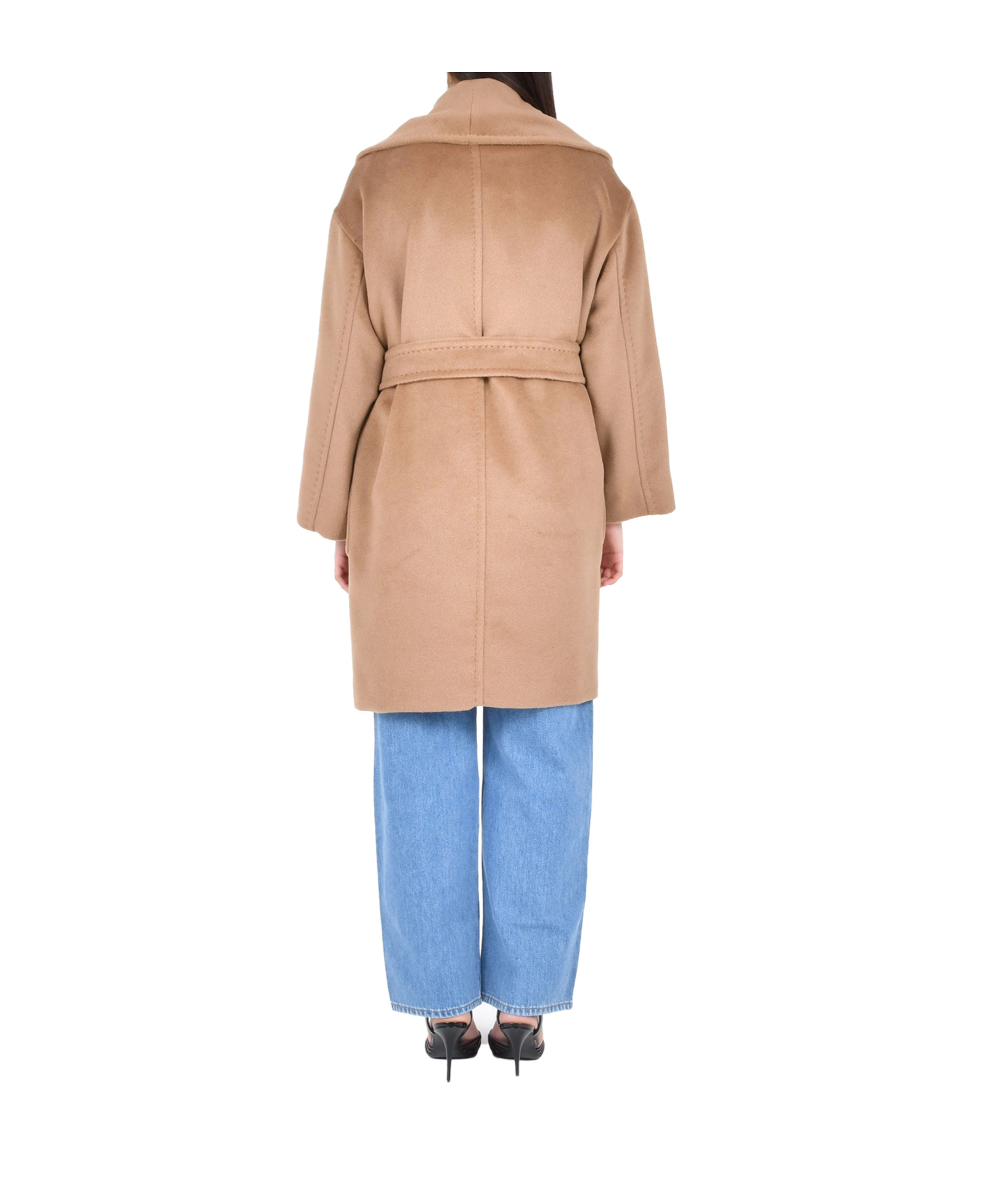 Max Mara Studio Cloruro Coat In Brown