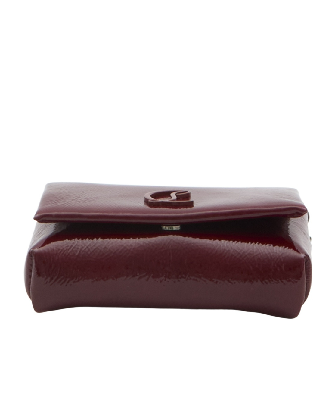 Christian Louboutin Loubi54 Foldover Top Shoulder Bag In Red