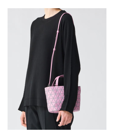 BAO BAO ISSEY MIYAKE DOUBLE HANDLE SHOULDER BAG