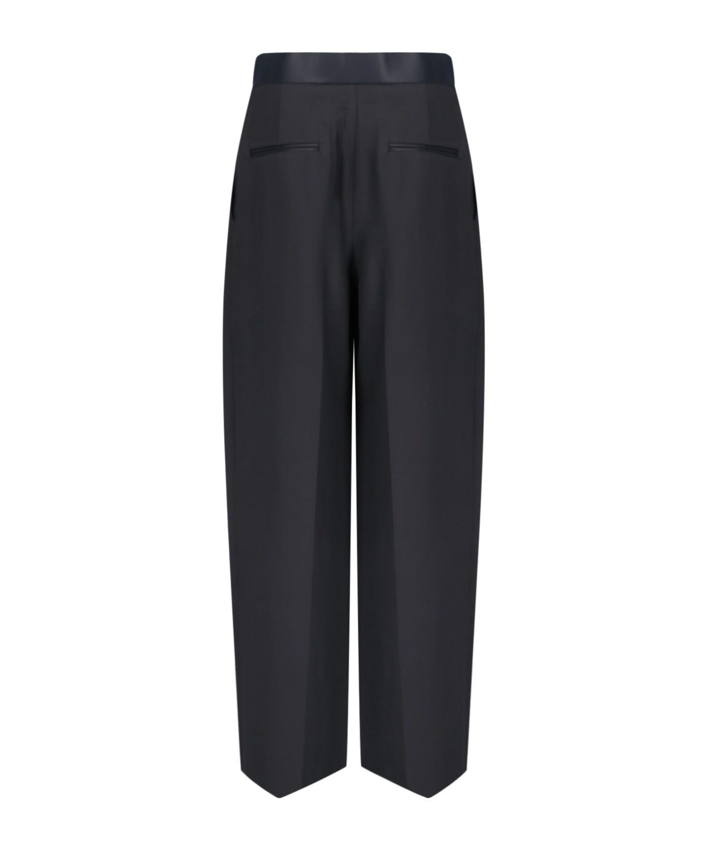 Shop Khaite Marine Trousers In Black