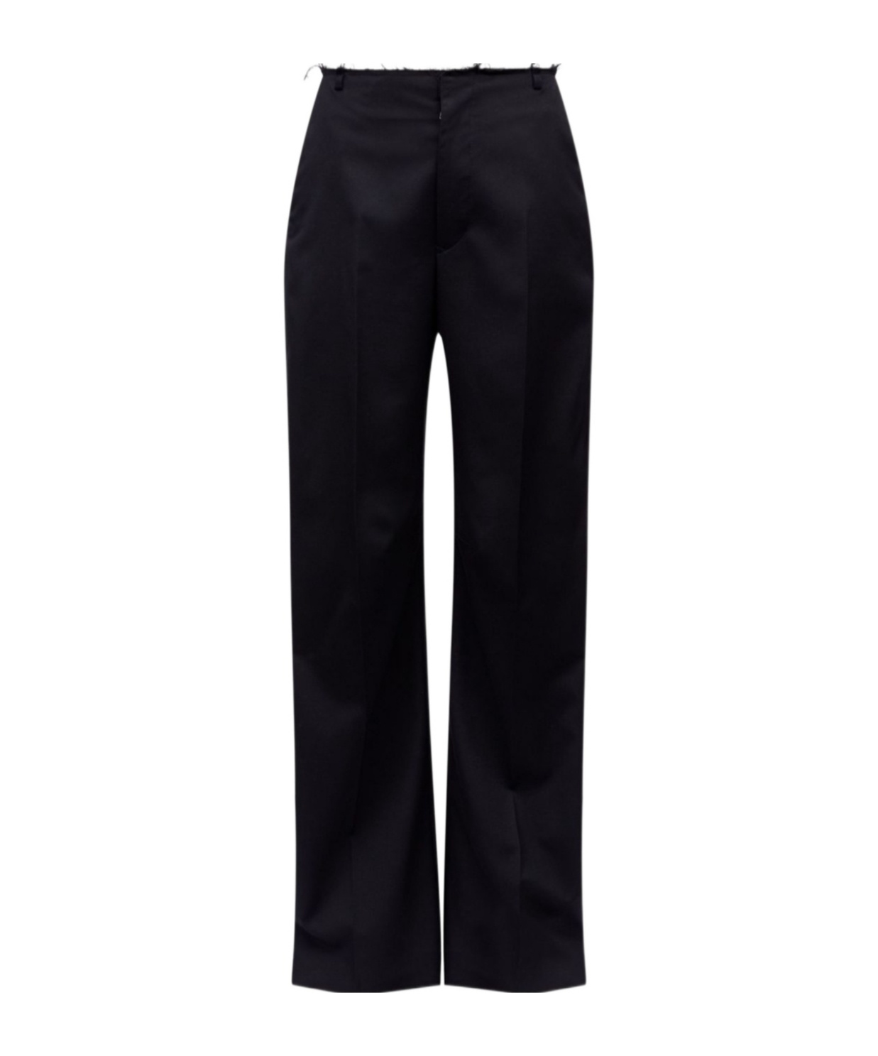 Mm6 Maison Margiela Zippered Casual Pants In Black