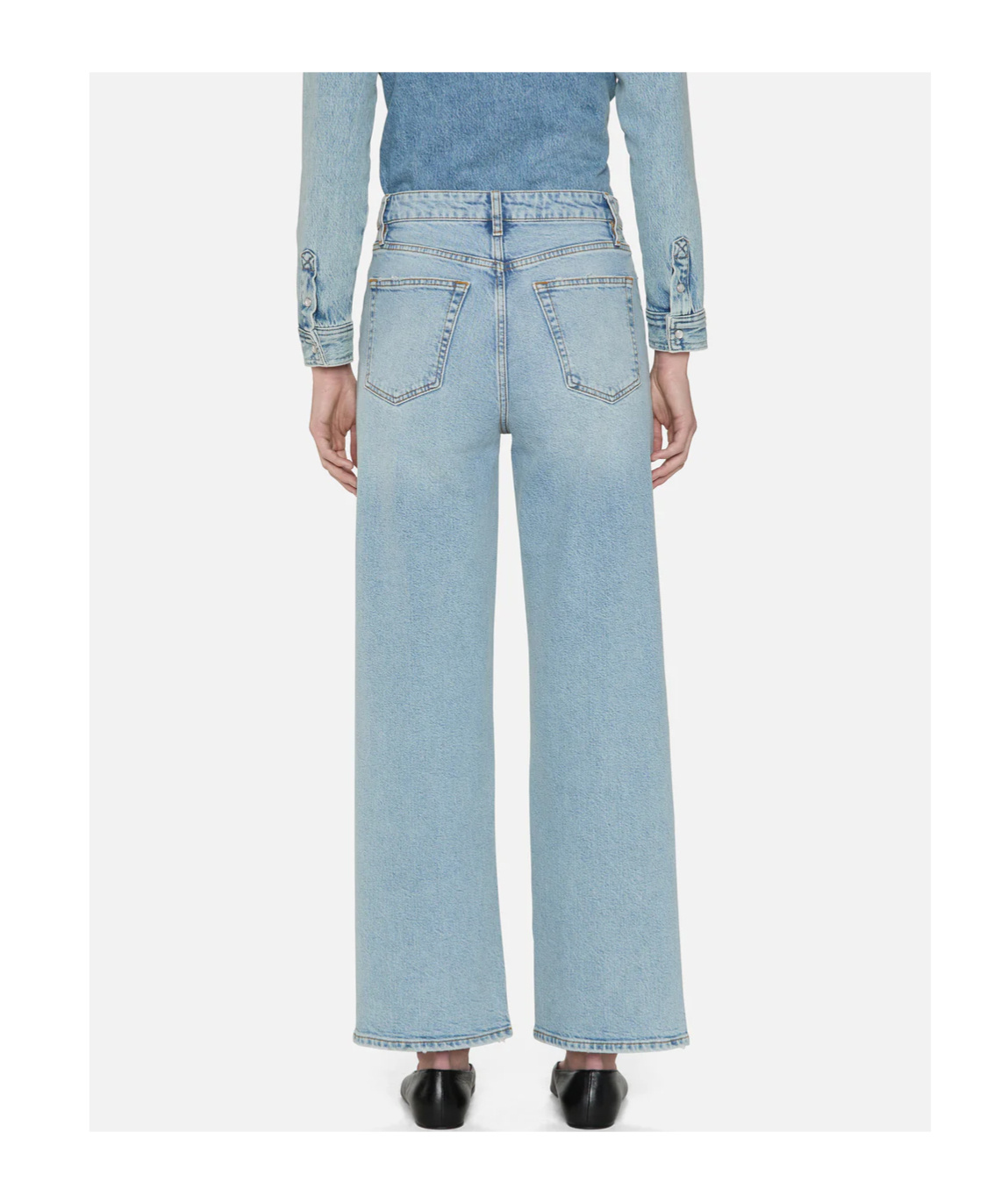 Frame Stretch-cotton Jeans In Gray