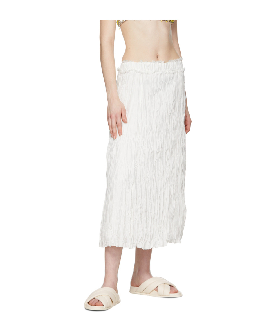 Shop Anine Bing Logo Slippers In White