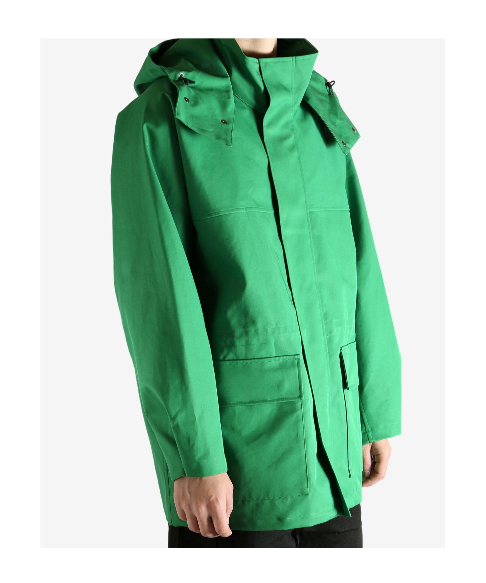 Auralee Long-sleeved Casual Jacket In Green