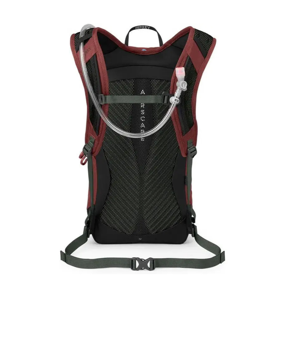 Osprey Zippered Backpack In Red