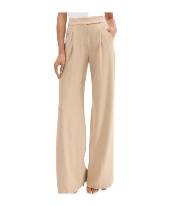 Veronica Beard Marbeau Wide-leg Trousers In Neutral