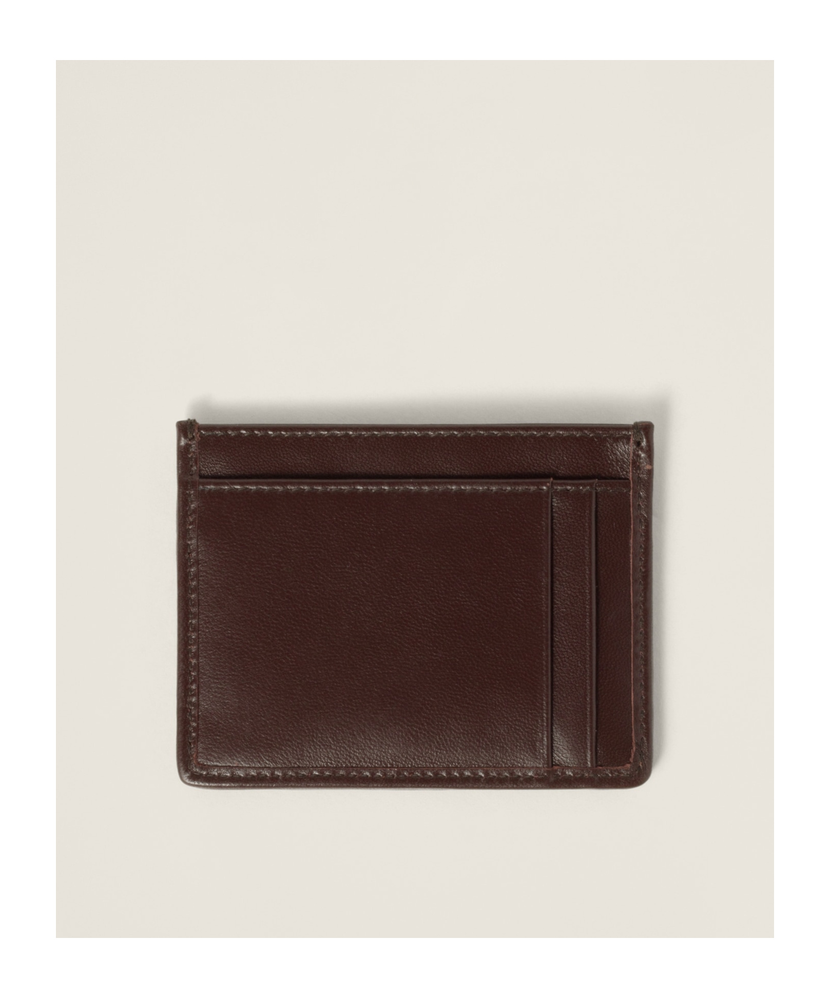 Miu Miu Nappa Matelasse Card Holder`