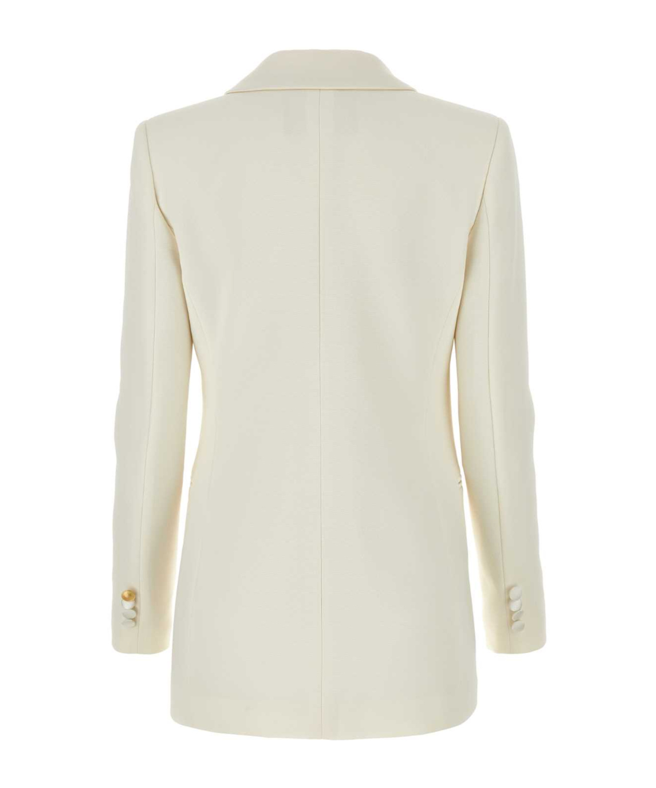 Hebe Studio Double-breasted Blazer In White