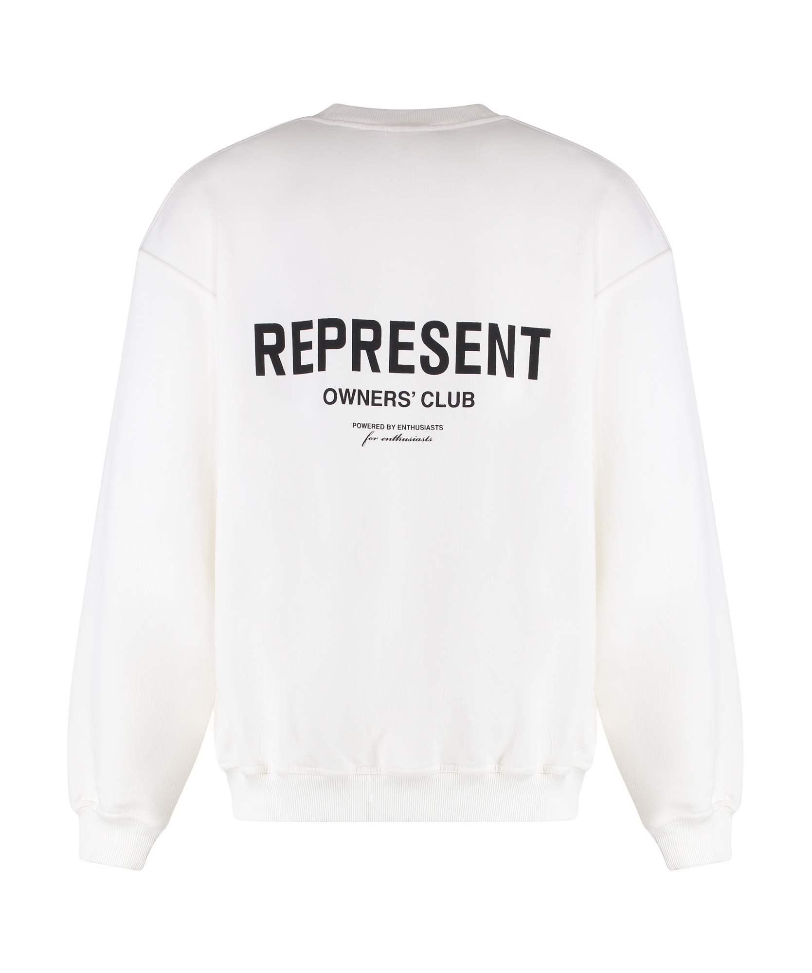 Represent Long-sleeved Sweatshirt In White
