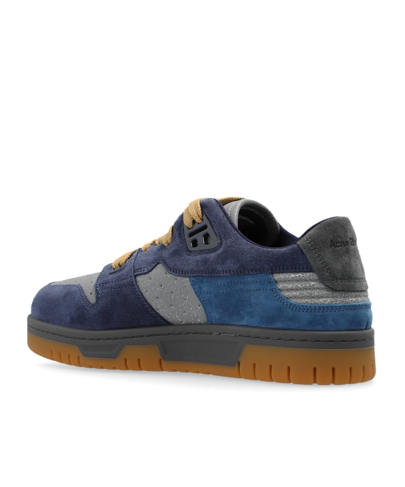 Acne Studios Fuzzy Low Top Sneakers In Black