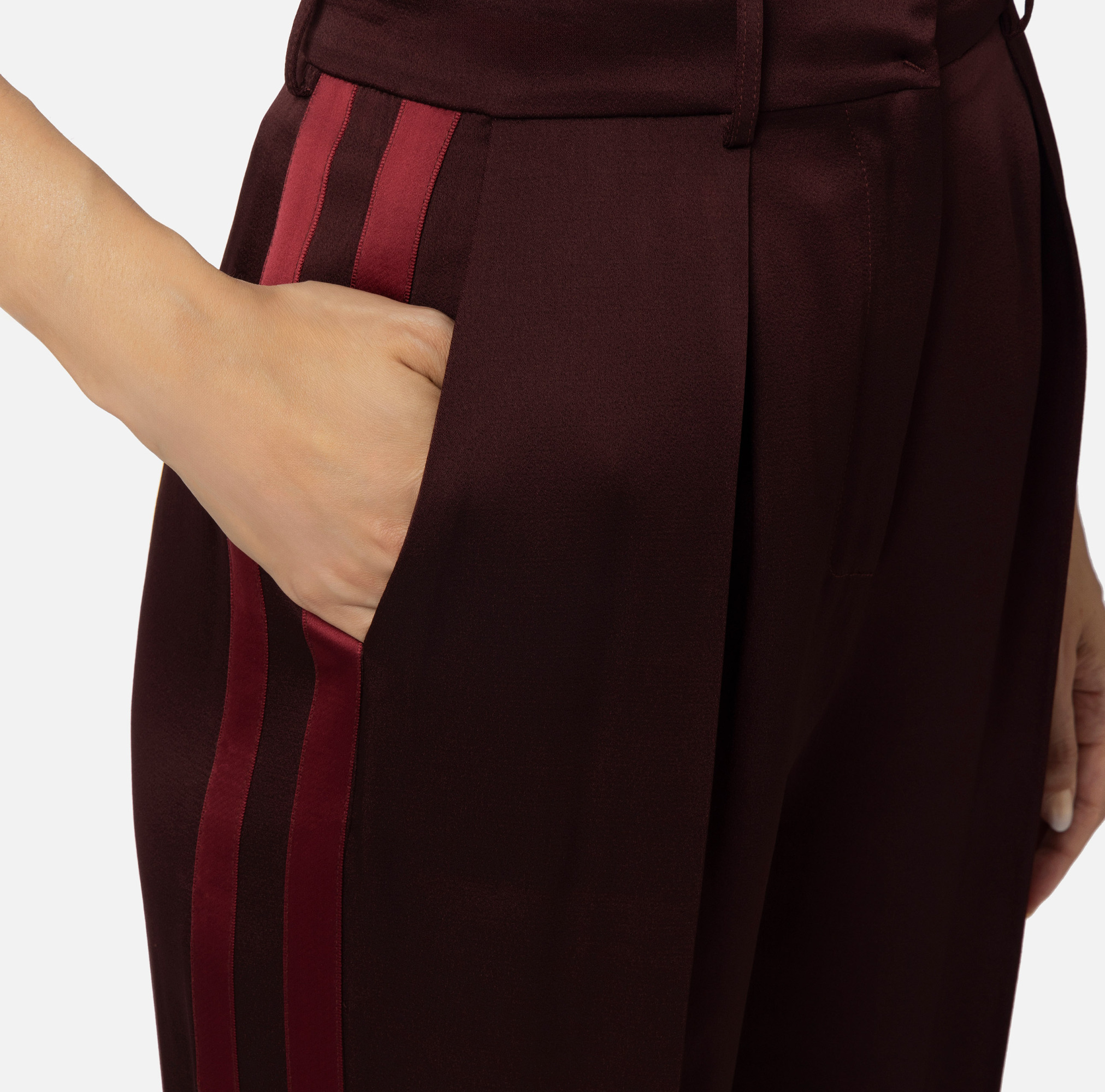 Elisabetta Franchi Straight Casual Pants In Black