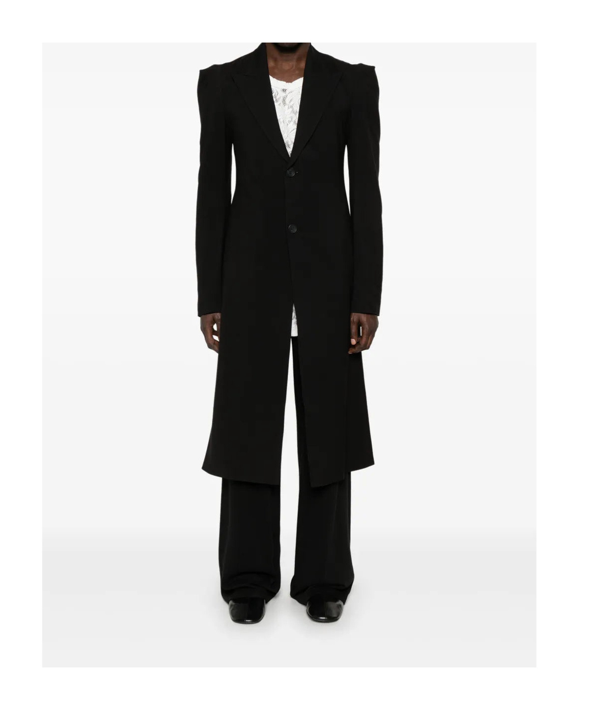 Yohji Yamamoto Virgin Wool Jacket In Black