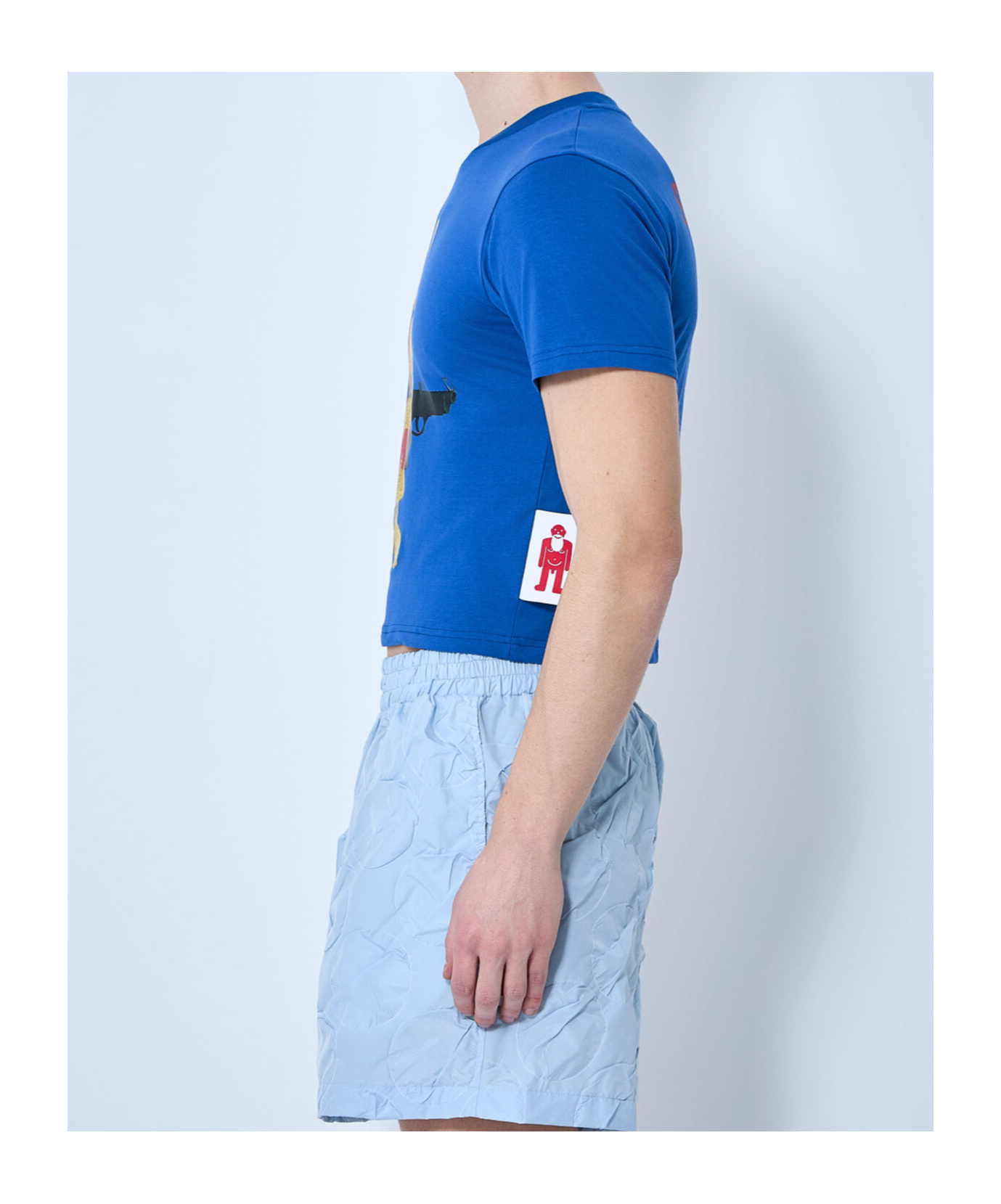 Walter Van Beirendonck Bunny Micro T-shirt In Blue
