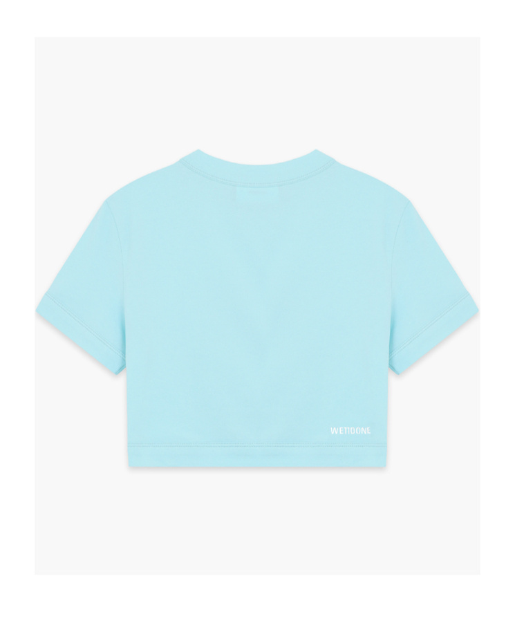 We11 Done Pattern Printed T-shirt In Blue