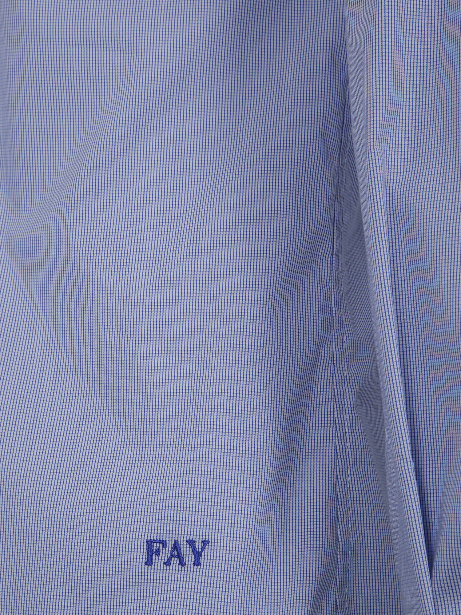 Fay Long-sleeved Shirt In Blue