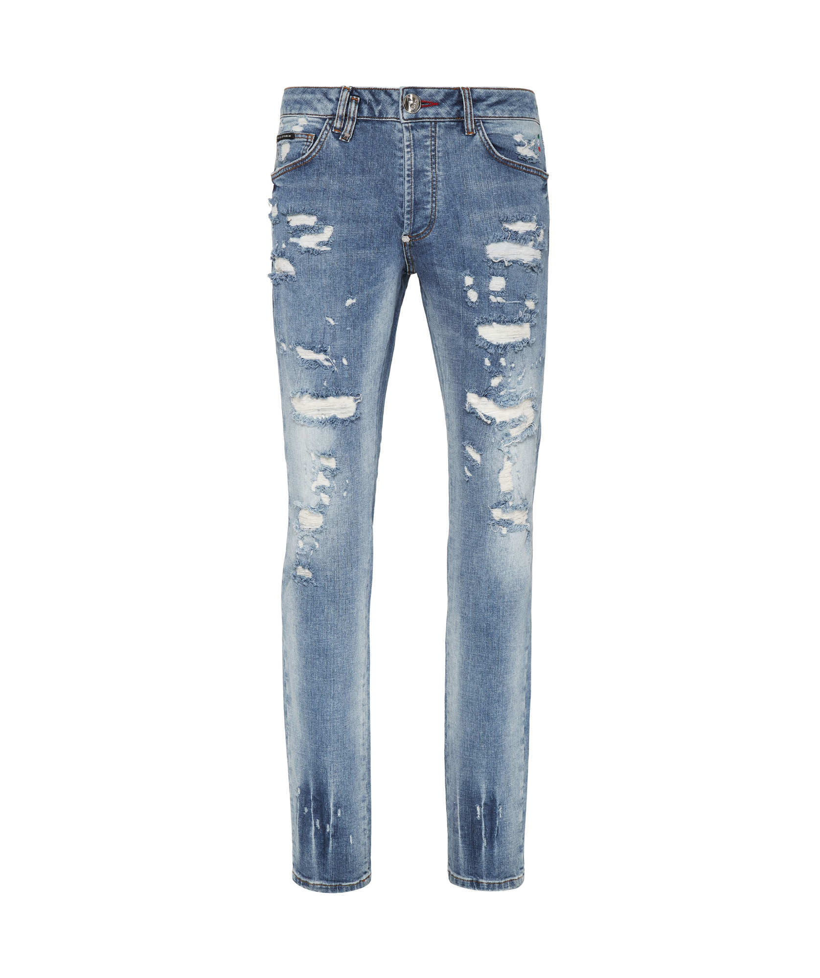 PHILIPP PLEIN BELT-LOOP JEANS