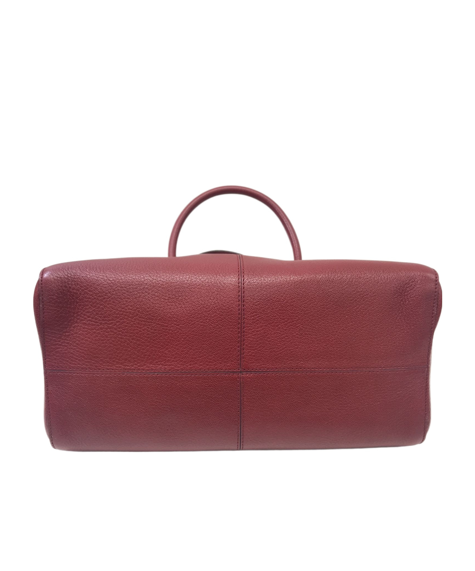 Tod's Zippered Shoulder Bag In Red