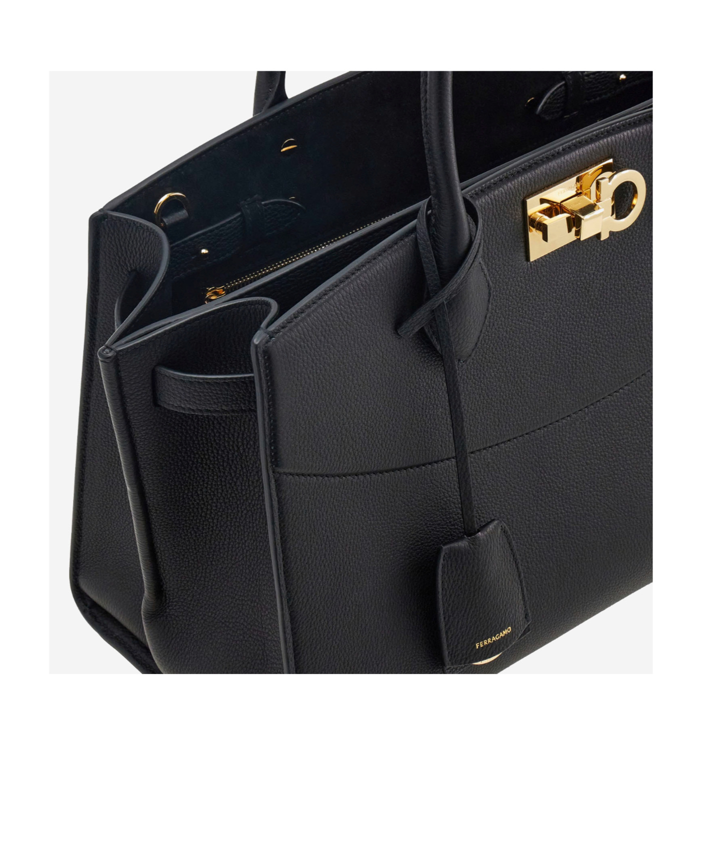 Ferragamo Double Handle Shoulder Bag