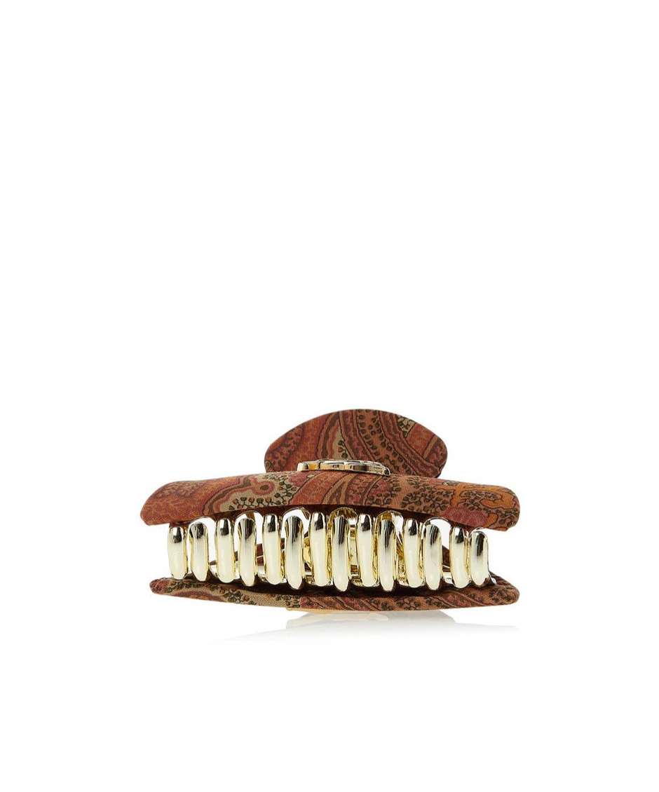 Etro Logo Hair Accessories In Yellow