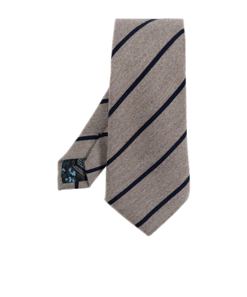 Paul Smith Men's Men Tie 8cm Spaced Stripes In Gray