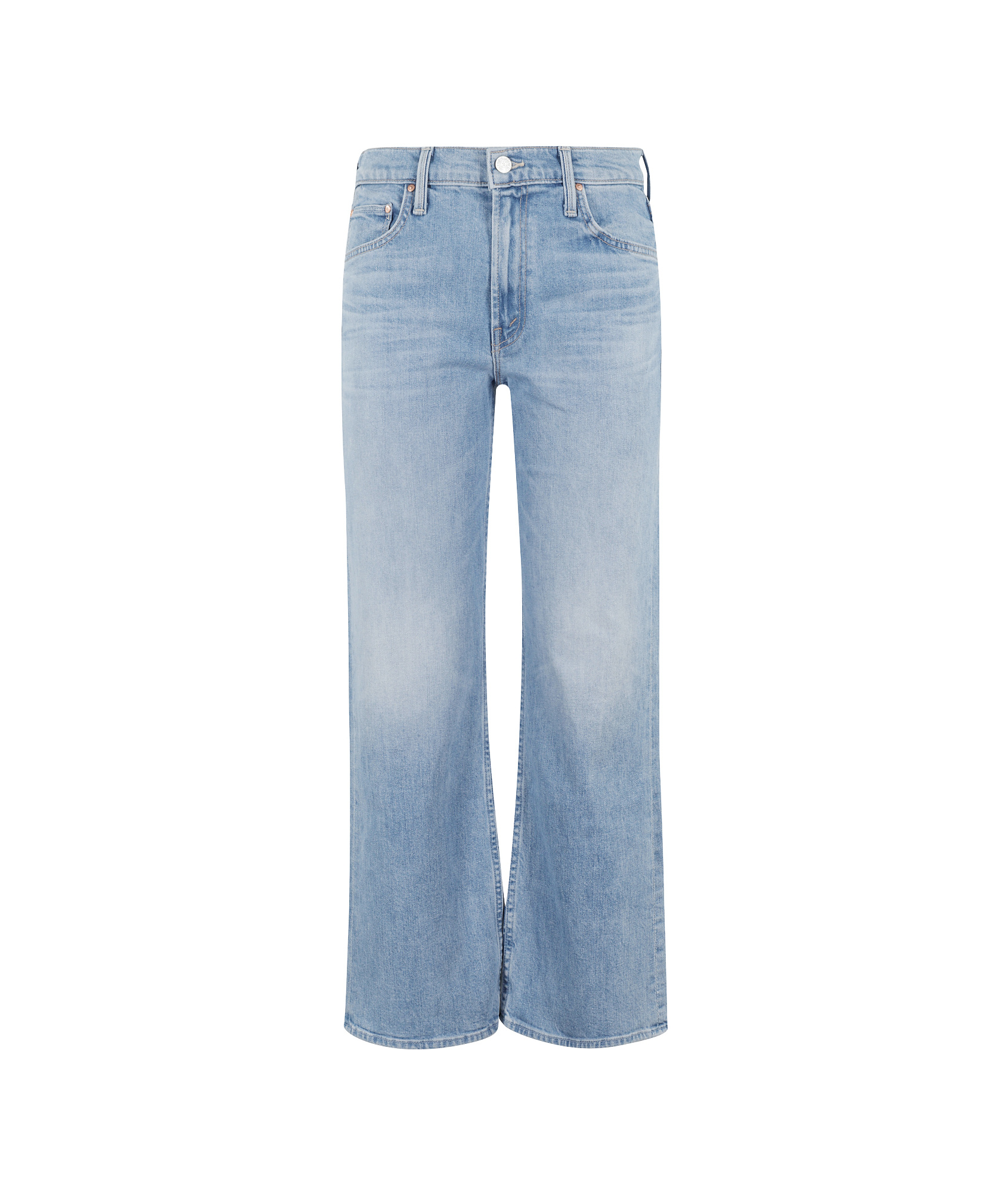 Mother Cotton Jeans In Blue