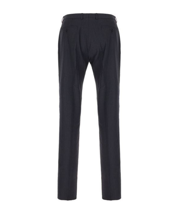Shop Zegna Single-breasted Wool Suit In Black