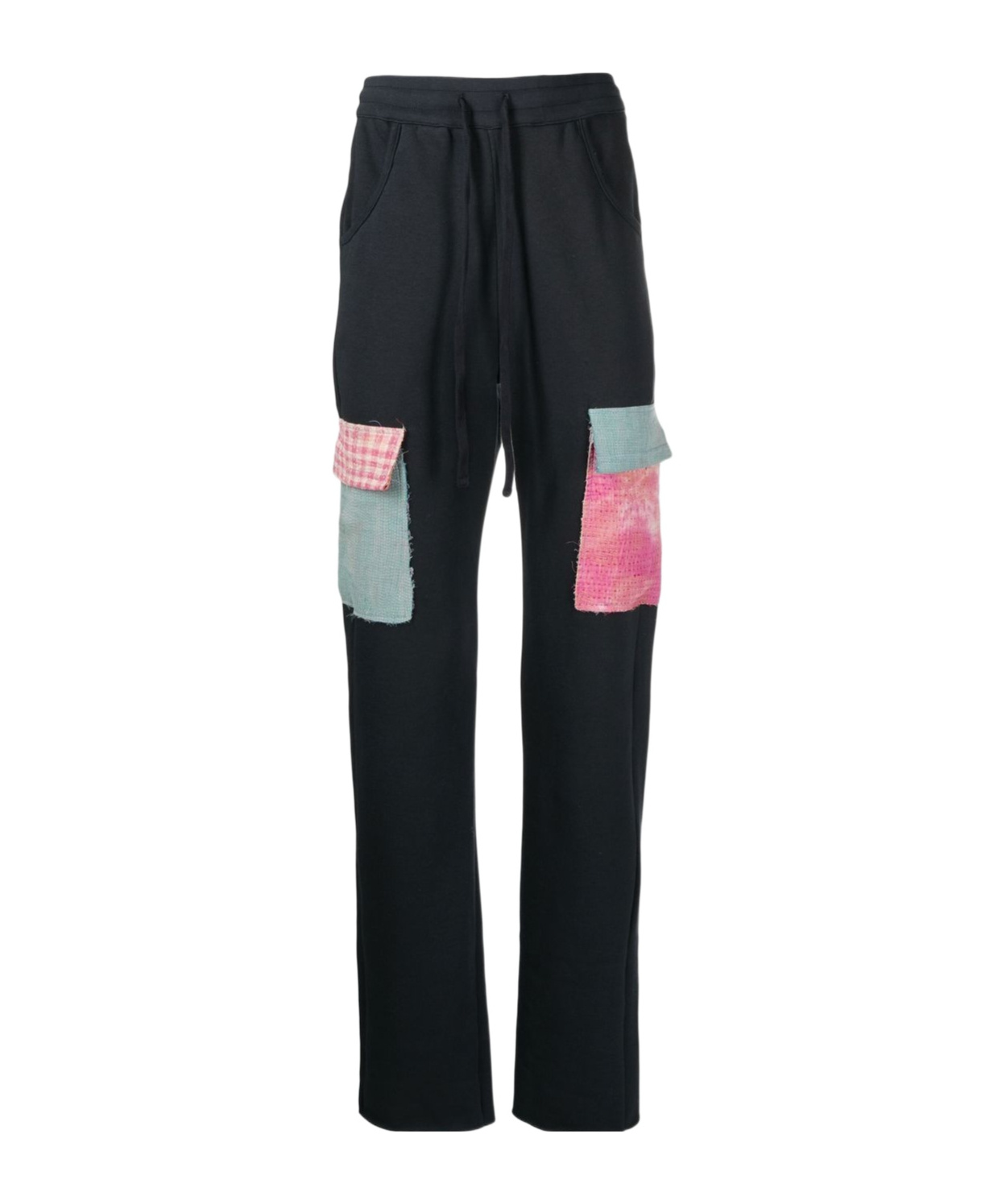 Alchemist Flap-pockets Cotton Track Pants In Black