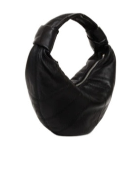 Lemaire Mini Fortune Croissant Tote Bag In Black